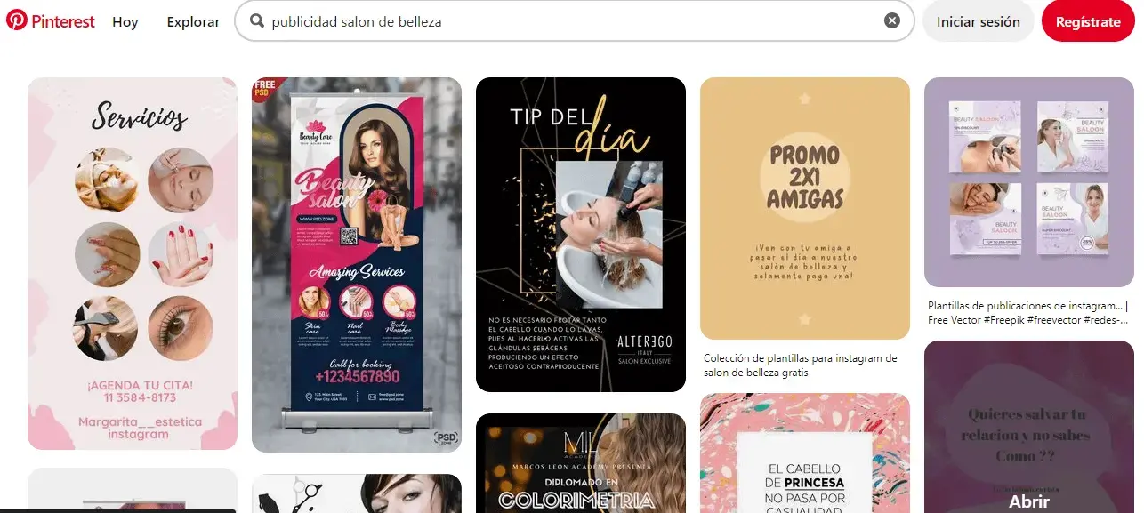 marketing salon de belleza